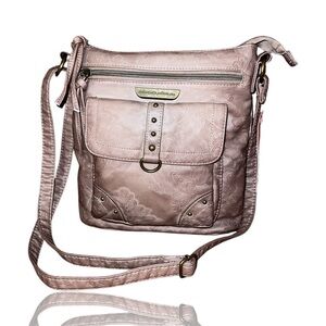Stone Mountain Embossed Studded Crossbody Bag - NWT